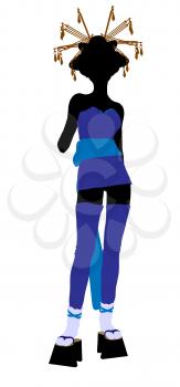 Royalty Free Clipart Image of an Asian Girl