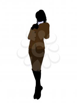 Royalty Free Clipart Image of a Woman