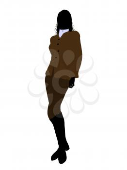 Royalty Free Clipart Image of a Woman