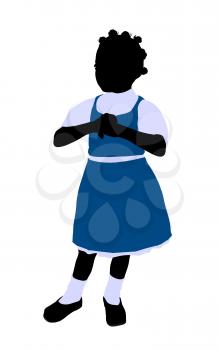 Royalty Free Clipart Image of a Girl