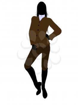 Royalty Free Clipart Image of a Woman