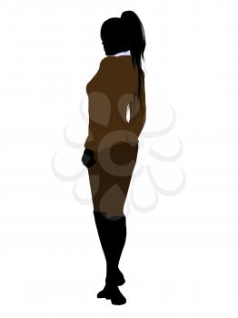 Royalty Free Clipart Image of a Woman