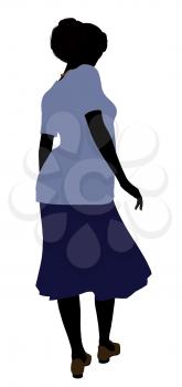 Royalty Free Clipart Image of an Older Woman