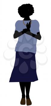 Royalty Free Clipart Image of a Grandma