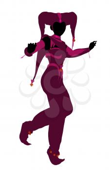 Royalty Free Clipart Image of a Jester