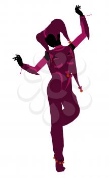 Royalty Free Clipart Image of a Jester