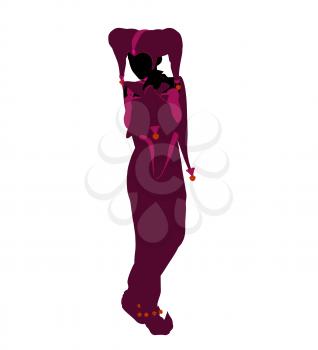 Royalty Free Clipart Image of a Jester