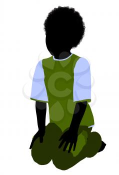 Royalty Free Clipart Image of a Boy