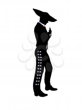 Royalty Free Clipart Image of a Mariachi Man