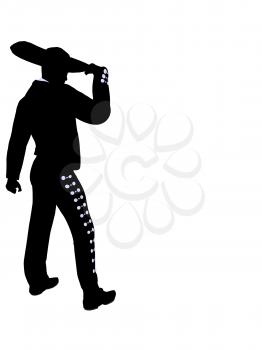 Royalty Free Clipart Image of a Mariachi Man