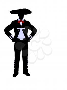 Royalty Free Clipart Image of a Mariachi Man