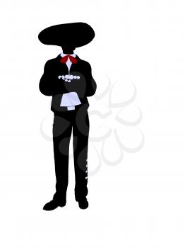 Royalty Free Clipart Image of a Mariachi Man