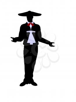 Royalty Free Clipart Image of a Mariachi Man