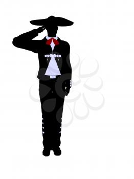 Royalty Free Clipart Image of a Mariachi Man