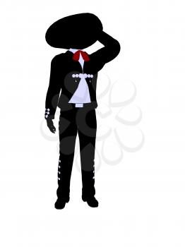 Royalty Free Clipart Image of a Mariachi Man