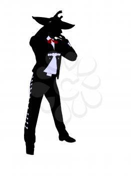 Royalty Free Clipart Image of a Mariachi Man