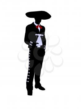 Royalty Free Clipart Image of a Mariachi Man