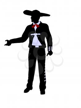 Royalty Free Clipart Image of a Mariachi Man