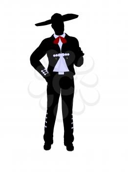 Royalty Free Clipart Image of a Mariachi Man