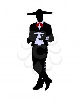 Royalty Free Clipart Image of a Mariachi Man