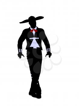 Royalty Free Clipart Image of a Mariachi Man