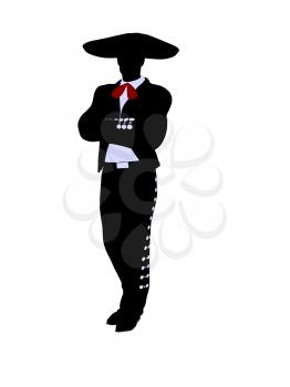 Royalty Free Clipart Image of a Mariachi Man