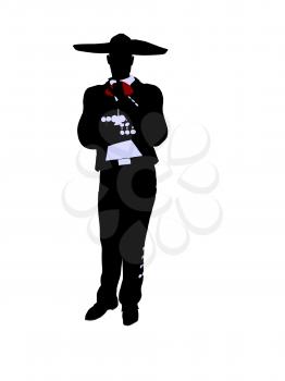 Royalty Free Clipart Image of a Mariachi Man