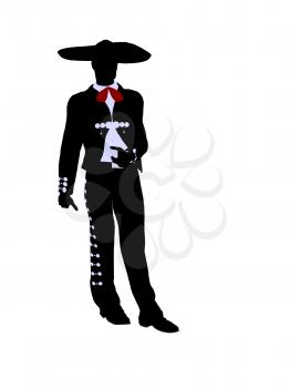 Royalty Free Clipart Image of a Mariachi Man