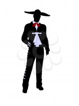 Royalty Free Clipart Image of a Mariachi Man