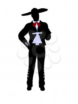 Royalty Free Clipart Image of a Mariachi Man