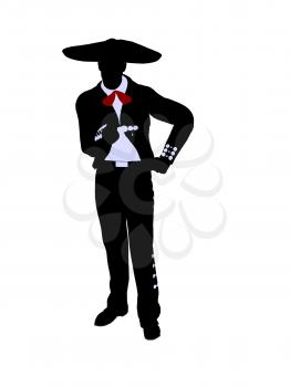 Royalty Free Clipart Image of a Mariachi Man