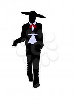 Royalty Free Clipart Image of a Mariachi Man