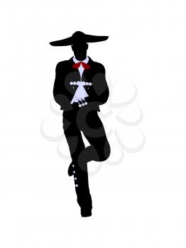 Royalty Free Clipart Image of a Mariachi Man