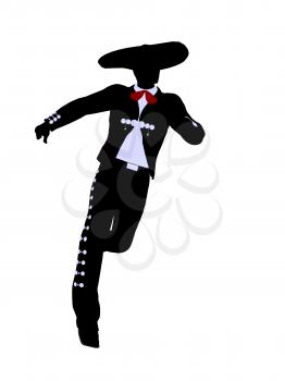 Royalty Free Clipart Image of a Mariachi Man