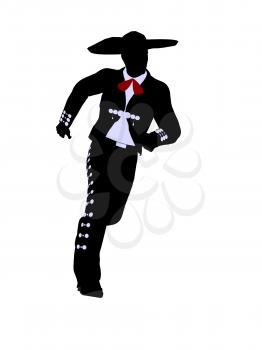 Royalty Free Clipart Image of a Mariachi Man
