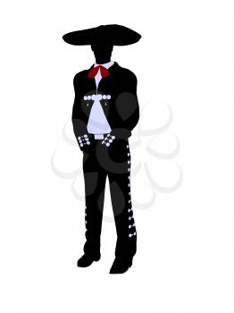 Royalty Free Clipart Image of a Mariachi Man