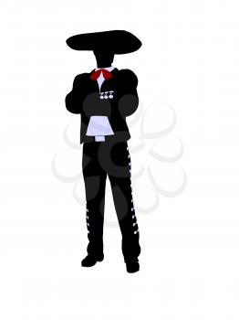 Royalty Free Clipart Image of a Mariachi Man