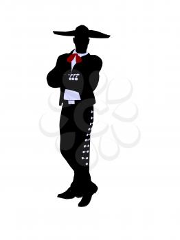 Royalty Free Clipart Image of a Mariachi Man