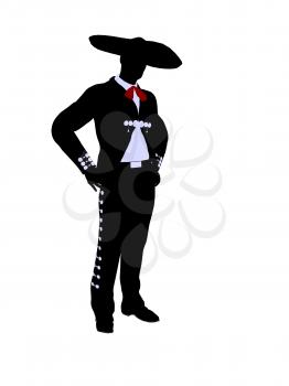 Royalty Free Clipart Image of a Mariachi Man