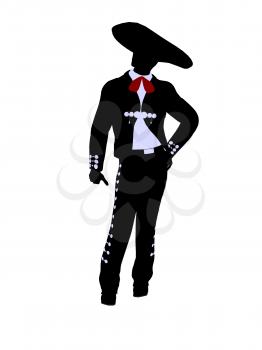 Royalty Free Clipart Image of a Mariachi Man