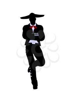 Royalty Free Clipart Image of a Mariachi Man