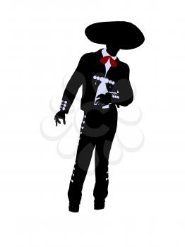 Royalty Free Clipart Image of a Mariachi Man