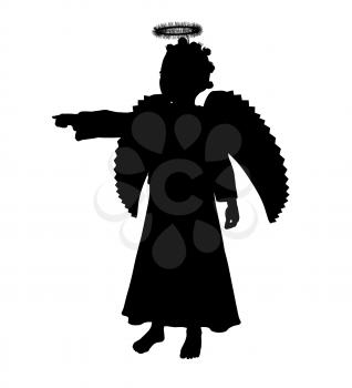 Royalty Free Clipart Image of an Angel