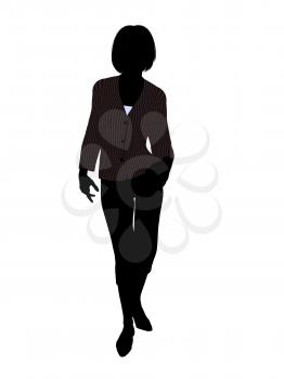 Royalty Free Clipart Image of a Woman