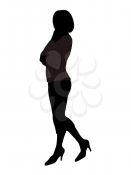 Royalty Free Clipart Image of a Woman