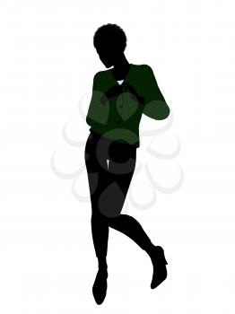 Royalty Free Clipart Image of a Woman