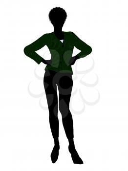 Royalty Free Clipart Image of a Woman