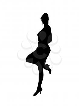 Royalty Free Clipart Image of a Woman