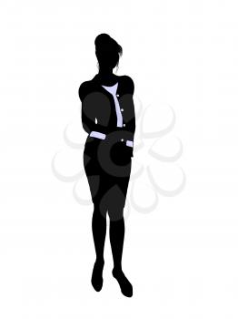 Royalty Free Clipart Image of a Woman