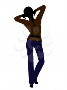 Royalty Free Clipart Image of a Woman